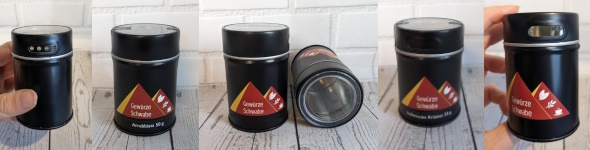 Gewürze auch in Streudosen