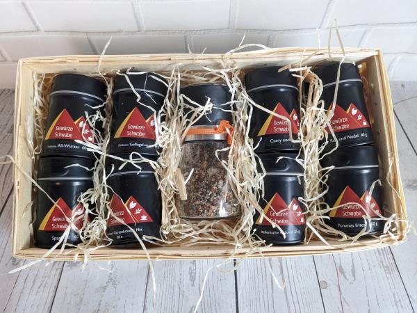 Erstausstattung Gewürzmischungen mit Streuern und Mühlen