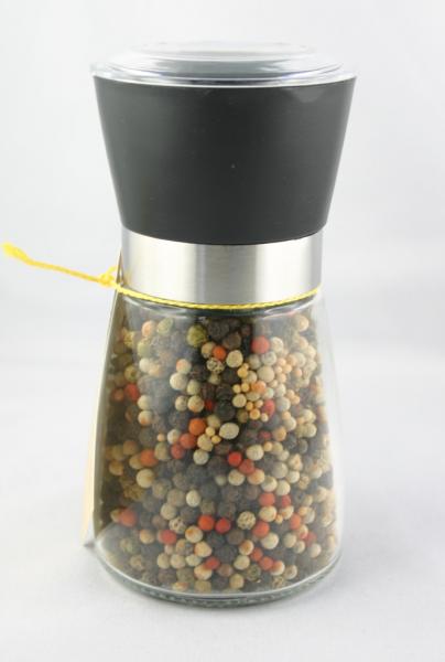 Gewürzmühle mit 70g Pfefferkörnermischung
