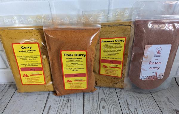 Gewürzset "Curry" im Organzageschenkbeutel